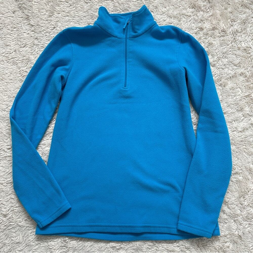 Women's Blue Quarter-Zip Sweatshirt